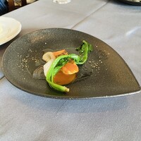 鉄板焼き 銀座 ポルトファーロ 本店 - 真鯛のエビソース