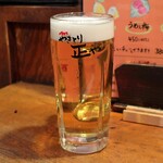 やきとり 正や - 熟撰生ビール