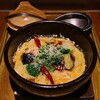 麺匠の心つくし つるとんたん - 料理写真:明太子オイル香る 石焼き海鮮のおうどん(1,480円)