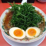 ラーメン魁力屋 - 特製醤油九条ねぎラーメン＋半熟味付玉子