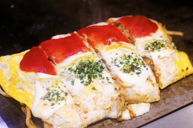 味はまぁまぁ : お好み焼き 赤坂