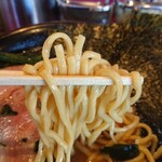 家系ラーメン たつ家 - 12/19　麺リフトアップ