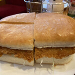 コメダ珈琲店 - みそカツパン