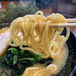 鶴乃家 - 味玉ラーメン（麺アップ）