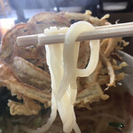 Udon No Shinnosuke - 麺の表面はゴツゴツ スメもカラみやすい？