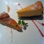 カミーヤ - チーズケーキとタルトの盛り合わせ