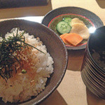 鉄板焼 旬 - 京都ちりめん山椒ご飯