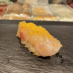 Ate Sushi Kijuurou - 真鯛の昆布〆 からすみかけ