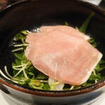 ステーキハウス おおくぼ - 料理写真:生ハムの前菜(人*´∀｀)