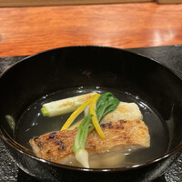 草庵 鍋島 - 甘鯛　葱　うぐいす菜