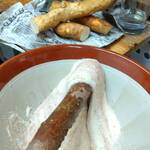 山の仙人 淳  - 天然の山芋(自然薯)をすった状態