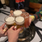 極楽焼肉 グルーピードールズ - じーにょで乾杯