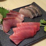 TSUBAKI食堂 - お刺身三点盛り