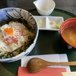 海鮮どーん - 料理写真:えんがわ丼＋ネギトロトッピング