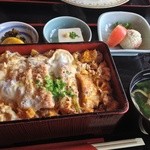 とんかつ石松 - カツ重（1150円）