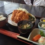 とんかつ石松 - ヒレカツ定食（1550円）