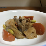 まつおか - 鶏肉と根菜の煮物