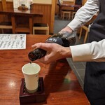 吉仙 - 冷酒はこのように