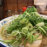 中華蕎麦 春馬 - 九条ねぎシャキシャキ〜✨✨✨