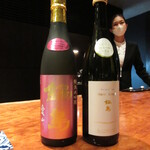 草庵 鍋島 - 純米大吟醸 愛山、New Moon、どちらかどうぞと