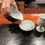 草庵 鍋島 - 盃も特別なもの