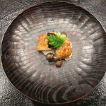 草庵 鍋島 - 天草の鰻、天草のむかご、もち米、自家製海苔醤油