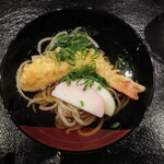 草庵 鍋島 - 手作り海老天そば