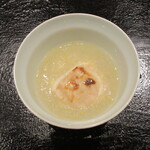 草庵 鍋島 - 虎河豚焼白子