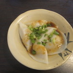 活力豚骨ラーメン　大成屋 - ゆで餃子(棒々鶏ソース) 300円 