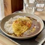 マチヤノオミセ - チーズオムカレー(少し少なめのジャストサイズ)