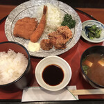 かつ工房葵 - ミックス定食