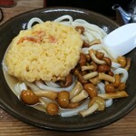 牧のうどん  - なめこかきあげうどん