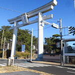 ラーメン二郎 - 大洗磯前神社 一の鳥居