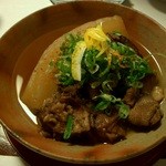 漁菜克献 - ≪２０１２年１２月末≫聖護院ダイコンとモツ煮。