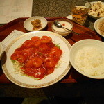 四川料理 川府 - エビチリ定食