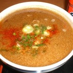 中華食房 チャングイ - つけ麺のスープ