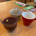 菜々家 -  ★ドリンクバー+ソフトクリーム付き定食（鶏肉と野菜の塩ぞうすい・712円税込）★ドリンクバー付き(*^^)v