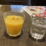 アンサナ - ランチのフリードリンク　オレンジジュース