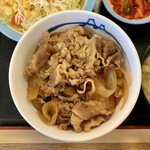 Matsuya - 牛めしランチ（半熟玉子）並盛 ¥500 の牛めし