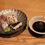 KAZU - 旬魚3種刺身