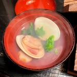 はまぐり屋 - はまぐりの潮汁
