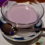 ステーキハウスれんが亭 - 紫芋の冷せいスープ
