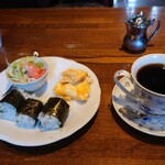 Kiharu - ホットコーヒー（おにぎりモーニング付き）450円
