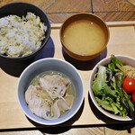 165786072 - 天然真鯛と生海苔の炊き込みご飯、TOKYO Xの黄金しゃぶしゃぶ