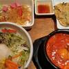 韓美膳 - 野菜ビビンパとスンドゥブのハーフセット