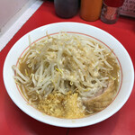 千里眼 - ラーメン 麺100g ニンニク・ショウガ・カラアゲ別皿で 780円