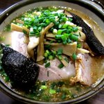 長洲屋 - 野菜ラーメン＋チャーシュー！(2012,12/27)