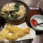 Muginosato - 大海老鍋焼きうどん（1,375円）