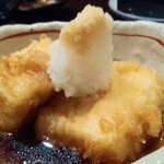 Keiou takahatae sushi ten - 地酒セット1,000円から揚げ出し豆腐