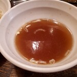 荏原町 しなてつ - 塩つけ麺のつけ汁
